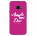 TPU0XCOVER4DIEUFUSHIA - Coque souple pour Samsung Galaxy XCover 4 avec impression Motifs Appelle moi Dieu fushia