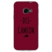 TPU0XCOVER4DISCAMIONBORDEAU - Coque souple pour Samsung Galaxy XCover 4 avec impression Motifs Dis Camion bordeau