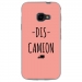 TPU0XCOVER4DISCAMIONROSE - Coque souple pour Samsung Galaxy XCover 4 avec impression Motifs Dis Camion rose