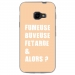 TPU0XCOVER4FUMEUSEBEIGE - Coque souple pour Samsung Galaxy XCover 4 avec impression Motifs fumeuse et alors beige
