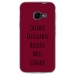 TPU0XCOVER4GENIALEBORDEAU - Coque souple pour Samsung Galaxy XCover 4 avec impression Motifs Chiante mais Géniale bordeau