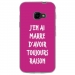 TPU0XCOVER4RAISONFUSHIA - Coque souple pour Samsung Galaxy XCover 4 avec impression Motifs marre d'avoir raison fushia