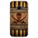TPU0XCOVER4SABREPIRATE - Coque souple pour Samsung Galaxy XCover 4 avec impression Motifs sabre et tête de mort pirate