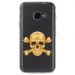 TPU0XCOVER4SKULLOR - Coque souple pour Samsung Galaxy XCover 4 avec impression Motifs tête de mort aspect or
