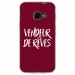 TPU0XCOVER4VENDREVEBORDEAU - Coque souple pour Samsung Galaxy XCover 4 avec impression Motifs vendeur de rêves bordeau