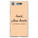 TPU0XPERIAXZ1CHIANTEBEIGE - Coque souple pour Sony Xperia XZ1 avec impression Motifs Avant, j'étais chiante beige