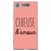 TPU0XPERIAXZ1CHIEUSEROSE - Coque souple pour Sony Xperia XZ1 avec impression Motifs Chieuse d'Amour rose