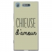 TPU0XPERIAXZ1CHIEUSEVERT - Coque souple pour Sony Xperia XZ1 avec impression Motifs Chieuse d'Amour vert