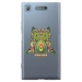 TPU0XPERIAXZ1CHOUETTE - Coque souple pour Sony Xperia XZ1 avec impression Motifs chouette psychédélique