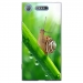 TPU0XPERIAXZ1ESCARGOT - Coque souple pour Sony Xperia XZ1 avec impression Motifs escargot sur une tige
