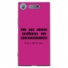 TPU0XPERIAXZ1PERFECTIONFUSHIA - Coque souple pour Sony Xperia XZ1 avec impression Motifs frôler la perfection fushia