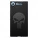 TPU0XPERIAXZ1SKULLCARBONE - Coque souple pour Sony Xperia XZ1 avec impression Motifs tête de mort sur fond carbone