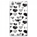 TPU0XZ1COMPLOVE1 - Coque souple pour Sony Xperia XZ1 Compact avec impression Motifs Love coeur 1