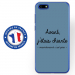TPU0Y52018CHIANTEBLEU - Coque souple pour Huawei Y5 (2018) avec impression Motifs Avant, j'étais chiante bleu