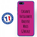 TPU0Y52018GENIALEFUSHIA - Coque souple pour Huawei Y5 (2018) avec impression Motifs Chiante mais Géniale fushia