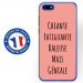 TPU0Y52018GENIALEROSE - Coque souple pour Huawei Y5 (2018) avec impression Motifs Chiante mais Géniale rose