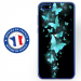 TPU0Y52018PAPILLONSBLEUS - Coque souple pour Huawei Y5 (2018) avec impression Motifs papillons bleus