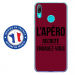 TPU0Y62019APEROBORDEAU - Coque souple pour Huawei Y6 (2019) avec impression Motifs l'apéro recrute bordeau