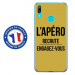 TPU0Y62019APEROOR - Coque souple pour Huawei Y6 (2019) avec impression Motifs l'apéro recrute or