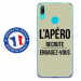 TPU0Y62019APEROVERT - Coque souple pour Huawei Y6 (2019) avec impression Motifs l'apéro recrute vert