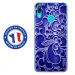 TPU0Y62019ARABESQUEBLEU - Coque souple pour Huawei Y6 (2019) avec impression Motifs arabesque bleu