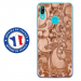 TPU0Y62019ARABESQUEBRONZE - Coque souple pour Huawei Y6 (2019) avec impression Motifs arabesque bronze