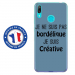 TPU0Y62019BORDELIQUEBLEU - Coque souple pour Huawei Y6 (2019) avec impression Motifs Je ne suis pas bordélique bleu
