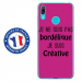 TPU0Y62019BORDELIQUEFUSHIA - Coque souple pour Huawei Y6 (2019) avec impression Motifs Je ne suis pas bordélique fushia