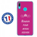 TPU0Y62019BOUDERFUSHIA - Coque souple pour Huawei Y6 (2019) avec impression Motifs Bouder pour mieux Régner fushia