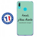 TPU0Y62019CHIANTETURQUOISE - Coque souple pour Huawei Y6 (2019) avec impression Motifs Avant, j'étais chiante turquoise