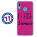 TPU0Y62019CHIEUSEFUSHIA - Coque souple pour Huawei Y6 (2019) avec impression Motifs Chieuse d'Amour fushia