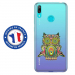 TPU0Y62019CHOUETTE - Coque souple pour Huawei Y6 (2019) avec impression Motifs chouette psychédélique