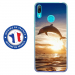 TPU0Y62019DAUPHIN - Coque souple pour Huawei Y6 (2019) avec impression Motifs dauphin