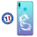 TPU0Y62019DRAGONTRIBAL - Coque souple pour Huawei Y6 (2019) avec impression Motifs dragon tribal