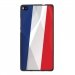 TPU1ASCENDP8DRAPFRANCE - Coque Souple en gel noir pour Huawei Ascend P8 avec impression Motifs drapeau de la France