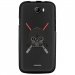 TPU1BARRYDARKVA - Coque souple pour Wiko Barry avec impression Motifs Dark et sabres lasers