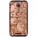 TPU1DES510ARABESQUEBRONZE - Coque souple pour HTC Desire 510 avec impression Motifs arabesque bronze