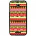 TPU1DES510AZTEQUEJAUROU - Coque souple pour HTC Desire 510 avec impression Motifs aztèque jaune et rouge