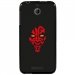 TPU1DES510DARKROUGE - Coque souple pour HTC Desire 510 avec impression Motifs Dark rouge