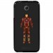 TPU1DES510IRON - Coque souple pour HTC Desire 510 avec impression Motifs Iron