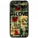 TPU1DES510LOVEVINTAGE - Coque souple pour HTC Desire 510 avec impression Motifs Love Vintage