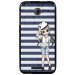 TPU1DES510MANGAMARINE - Coque souple pour HTC Desire 510 avec impression Motifs manga fille marin