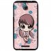TPU1DES510PETITEFILLE - Coque souple pour HTC Desire 510 avec impression Motifs petite fille manga