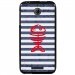 TPU1DES510POISSON - Coque souple pour HTC Desire 510 avec impression Motifs squelette poisson