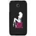 TPU1DES510SEXYGIRLBLANC - Coque souple pour HTC Desire 510 avec impression Motifs Sexy Girl blanche