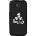 TPU1DES510TRISKEL - Coque souple pour HTC Desire 510 avec impression Motifs Triskel Celte blanc