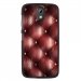 TPU1DES526CAPITON - Coque souple pour HTC Desire 526 avec impression Motifs effet capitonné bordeau