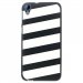 TPU1DES626BANDESBLANCHES - Coque souple pour HTC Desire 626 avec impression Motifs bandes blanches