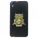 TPU1DES626CHOUETTE - Coque souple pour HTC Desire 626 avec impression Motifs chouette psychédélique