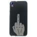 TPU1DES626MAINDOIGT - Coque souple pour HTC Desire 626 avec impression Motifs doigt d'honneur